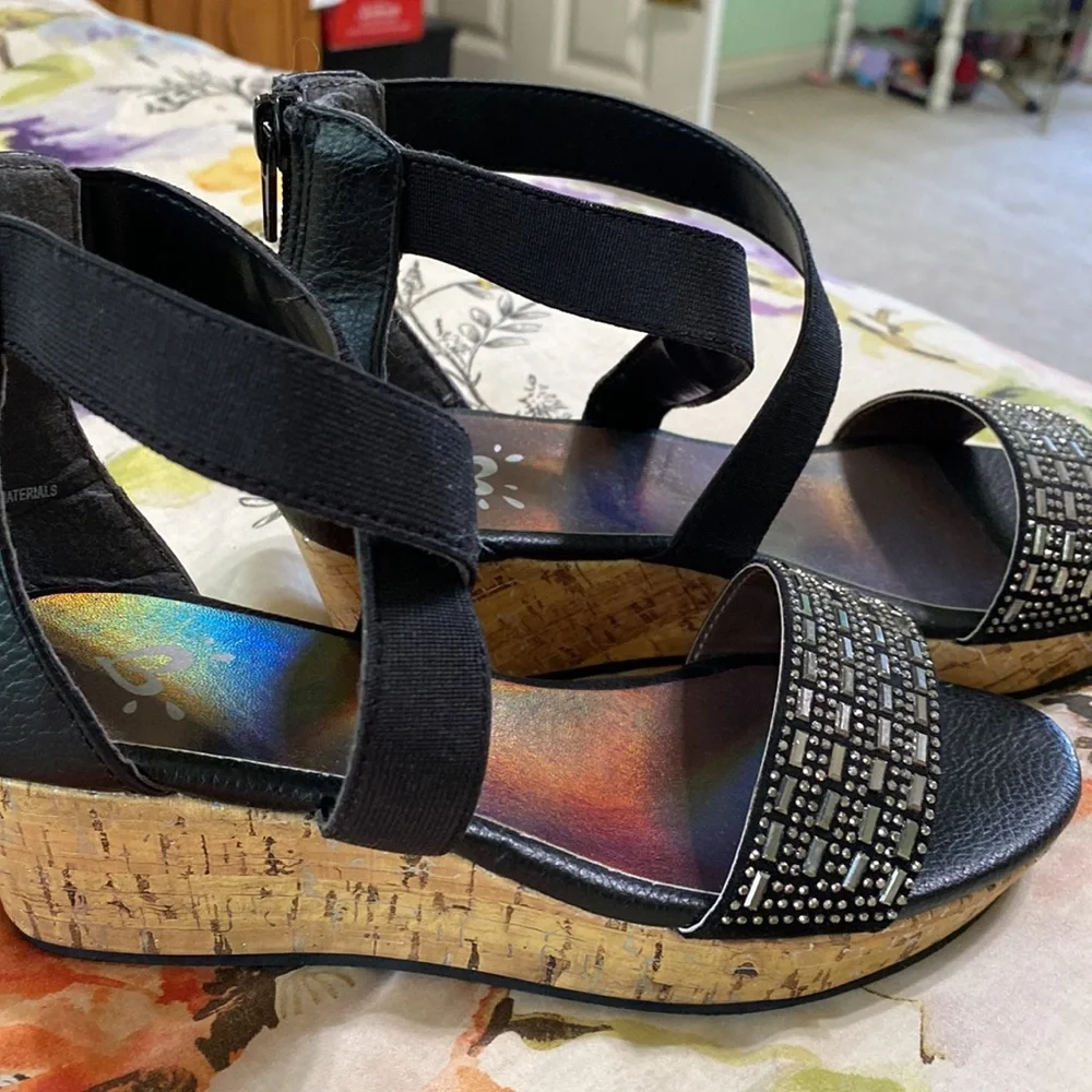 Justice black sandals - Picture 4 of 4